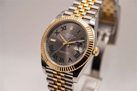 rolex two tone wimbledon|rolex datejust wimbledon two tone.